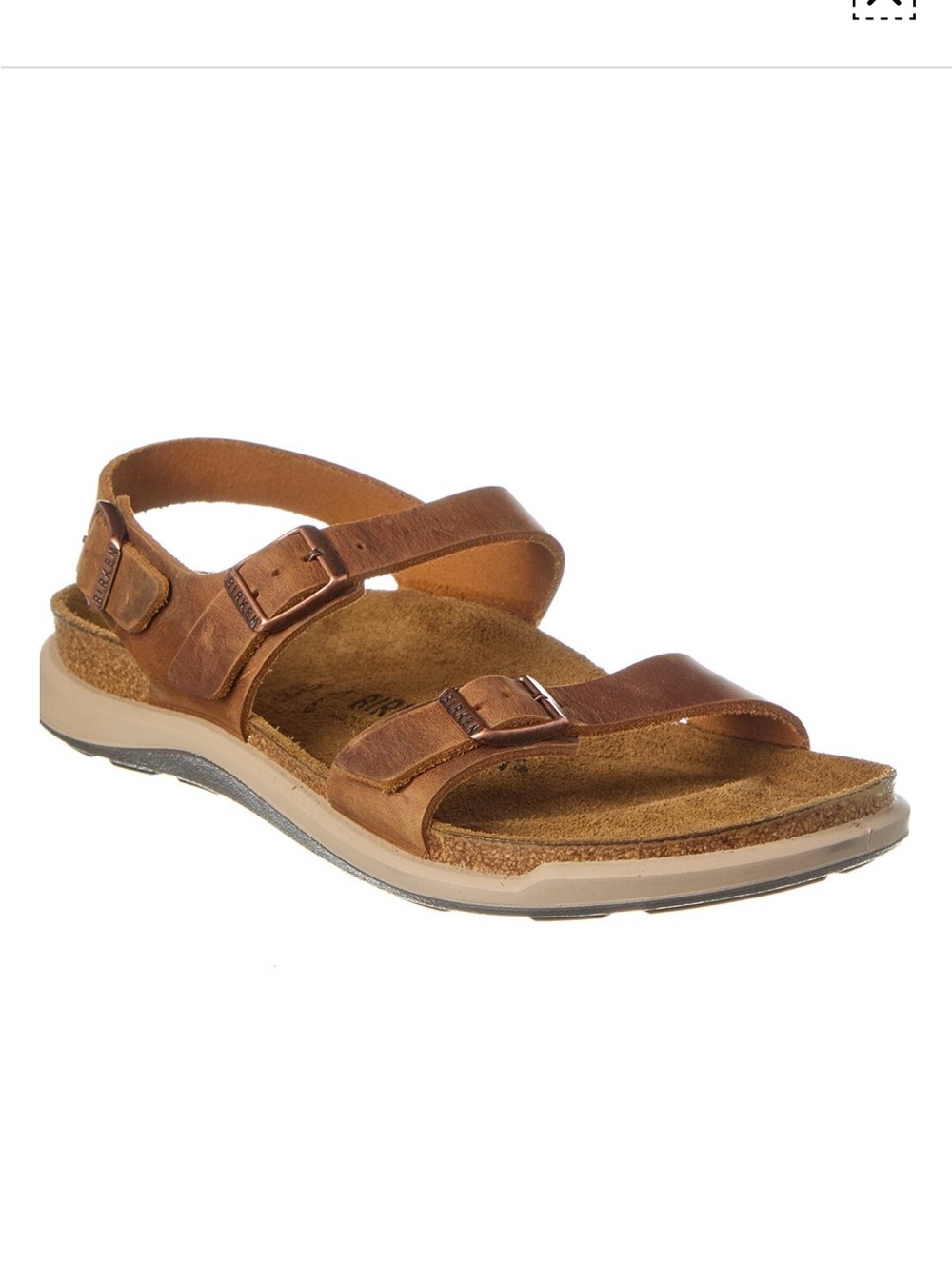 Birkenstock Sonora Leather Cork-latex footbed Made in Germany Size L11 M9